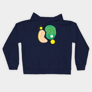 Beautiful Organic Minimalist Abstract Kids Hoodie